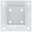 stolpefødder firkantet 12 stk. 91x91 mm galvaniseret stål