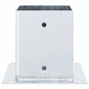 stolpefødder firkantet 12 stk. 101x101 mm galvaniseret stål