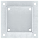 stolpefødder firkantet 12 stk. 101x101 mm galvaniseret stål