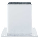 stolpefødder firkantet 12 stk. 121x121 mm galvaniseret stål