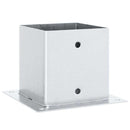 stolpefødder firkantet 4 stk. 141x141 mm galvaniseret stål