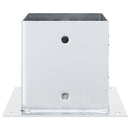 stolpefødder firkantet 12 stk. 141x141 mm galvaniseret stål