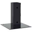 stolpefødder firkantet 4 stk. 46x46 mm pulverlakeret stål