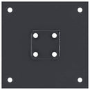 stolpefødder firkantet 4 stk. 51x51 mm pulverlakeret stål