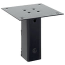 stolpefødder firkantet 12 stk. 51x51 mm pulverlakeret stål