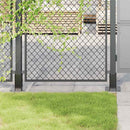 stolpefødder firkantet 4 stk. 61x61 mm pulverlakeret stål