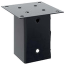 stolpefødder firkantet 12 stk. 81x81 mm pulverlakeret stål
