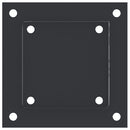stolpefødder firkantet 4 stk. 101x101 mm pulverlakeret stål