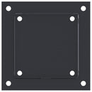 stolpefødder firkantet 4 stk. 141x141 mm pulverlakeret stål