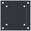 stolpefødder firkantet 12 stk. 141x141 mm pulverlakeret stål