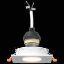 Spotlight 6 pcs Hvid 9 x 9 x 2 cm Aluminium