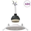 Spotlight 24 pcs Hvid 9 x 9 x 2.5 cm Metal