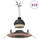 Spotlight 12 pcs Kobber 9 x 9 x 2.5 cm Metal