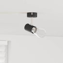 Loftsspot med spotlights Sort 6,5 x 6 x 11,5 cm Metal