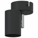 Loftsspot med spotlights Sort 6,5 x 6 x 11,5 cm Metal