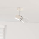 Loftsspot med spotlights Nikkel 6,5 x 6 x 11,5 cm Metal
