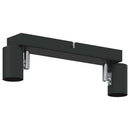 Loftsspot med spotlights Sort 26 x 6,5 x 11,5 cm Metal