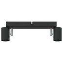 Loftsspot med spotlights Sort 26 x 6,5 x 11,5 cm Metal