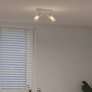 Loftsspot med spotlights Hvid 26 x 6,5 x 11,5 cm Metal