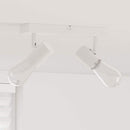Loftsspot med spotlights Hvid 26 x 6,5 x 11,5 cm Metal