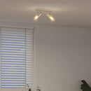 Loftsspot med spotlights Nikkel 26 x 6,5 x 11,5 cm Metal