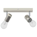 Loftsspot med spotlights Nikkel 26 x 6,5 x 11,5 cm Metal