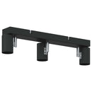 Loftsspot med spotlights Sort 38 x 6,5 x 11,5 cm Metal
