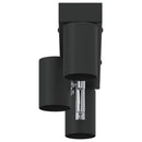 Loftsspot med spotlights Sort 38 x 6,5 x 11,5 cm Metal