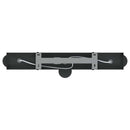 Loftsspot med spotlights Sort 38 x 6,5 x 11,5 cm Metal