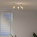 Loftsspot med spotlights Hvid 38 x 6,5 x 11,5 cm Metal