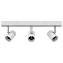 Loftsspot med spotlights Hvid 38 x 6,5 x 11,5 cm Metal