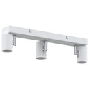 Loftsspot med spotlights Hvid 38 x 6,5 x 11,5 cm Metal