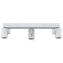 Loftsspot med spotlights Hvid 38 x 6,5 x 11,5 cm Metal