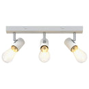 Loftsspot med spotlights Hvid 38 x 6,5 x 11,5 cm Metal