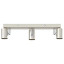 Loftsspot med spotlights Nikkel 38 x 6,5 x 11,5 cm Metal