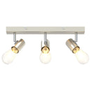 Loftsspot med spotlights Nikkel 38 x 6,5 x 11,5 cm Metal