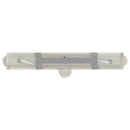 Loftsspot med spotlights Nikkel 38 x 6,5 x 11,5 cm Metal