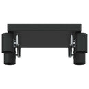 Loftsspot med spotlights Sort 26,5 x 26 x 11,5 cm Metal