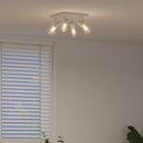 Loftsspot med spotlights Hvid 26,5 x 26 x 11,5 cm Metal