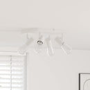 Loftsspot med spotlights Hvid 26,5 x 26 x 11,5 cm Metal