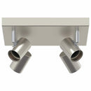 Loftsspot med spotlights Nikkel 26,5 x 26 x 11,5 cm Metal