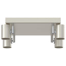 Loftsspot med spotlights Nikkel 26,5 x 26 x 11,5 cm Metal