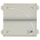 Loftsspot med spotlights Nikkel 26,5 x 26 x 11,5 cm Metal