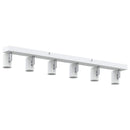 Loftsspot med spotlights Hvid 73 x 6,5 x 11,5 cm Metal