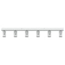 Loftsspot med spotlights Hvid 73 x 6,5 x 11,5 cm Metal