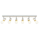 Loftsspot med spotlights Hvid 73 x 6,5 x 11,5 cm Metal
