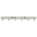 Loftsspot med spotlights Nikkel 73 x 6,5 x 11,5 cm Metal