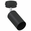 Loftsspot med spotlights Sort 6 x 6 x 16 cm Metal