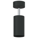 Loftsspot med spotlights Sort 6 x 6 x 16 cm Metal