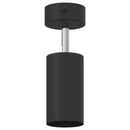 Loftsspot med spotlights Sort 6 x 6 x 16 cm Metal